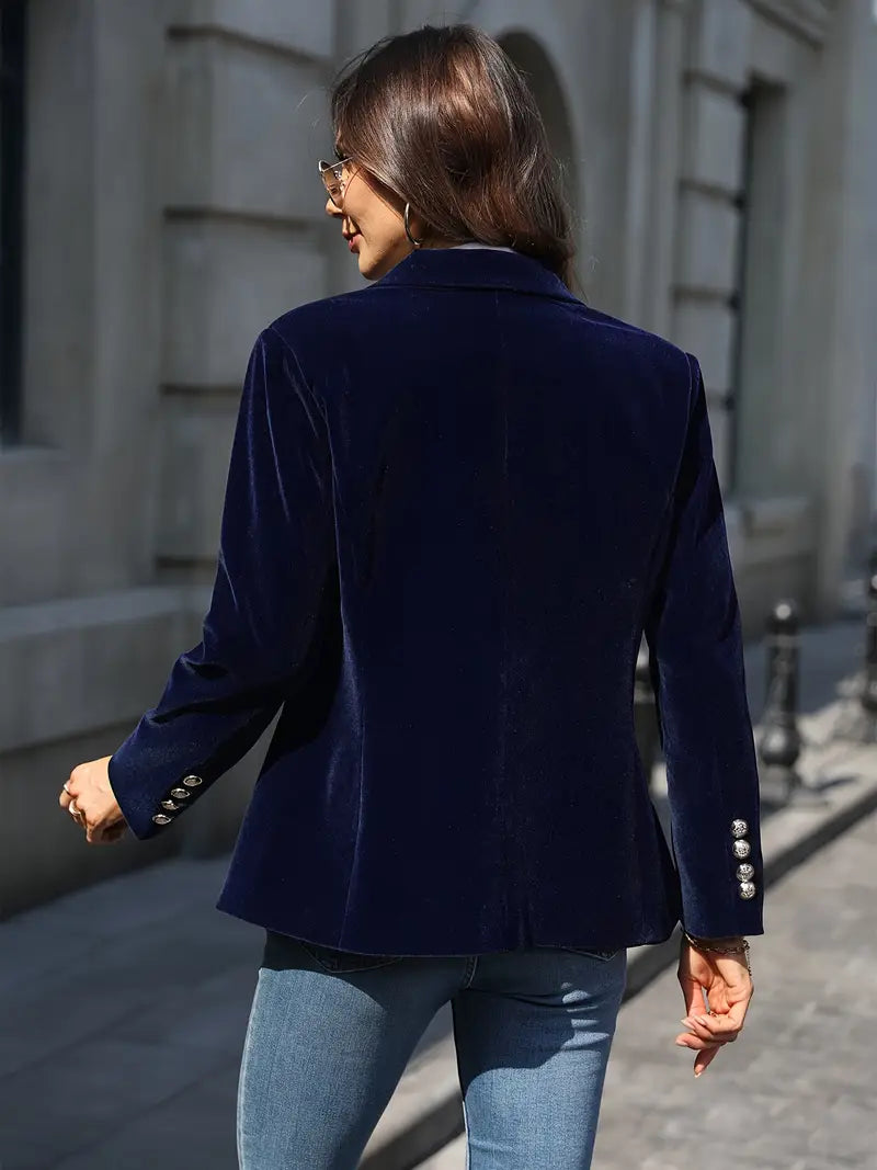 Amelia Velvet Tailored Blazer