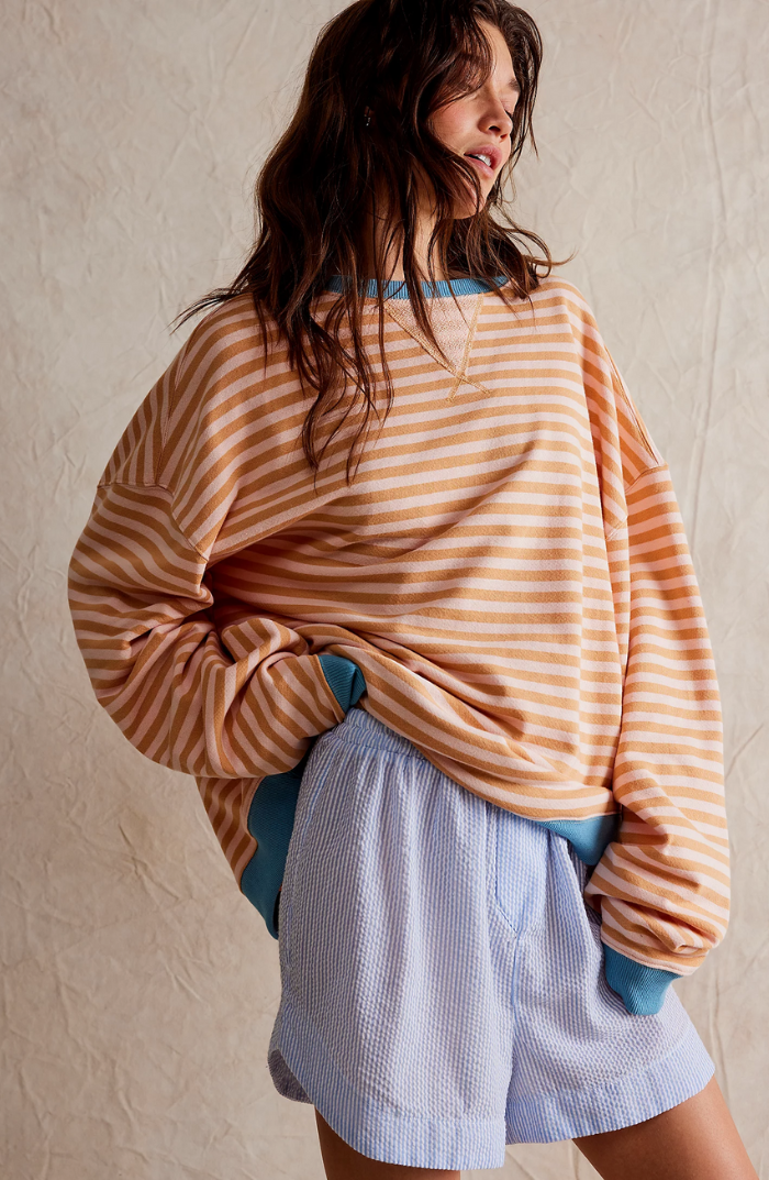 Maddie Bold Stripe Oversized Knit