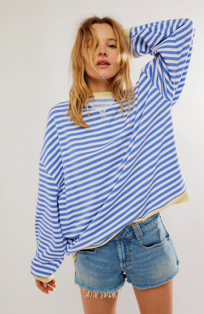 Maddie Bold Stripe Oversized Knit
