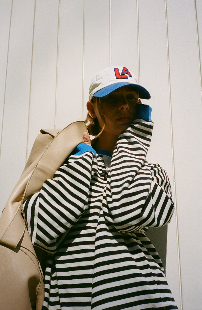 Maddie Bold Stripe Oversized Knit