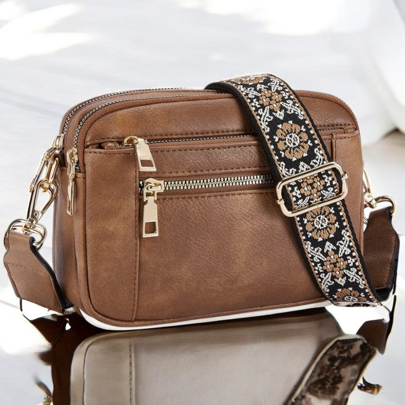 Olivia Luxe Leather Shoulder Bag