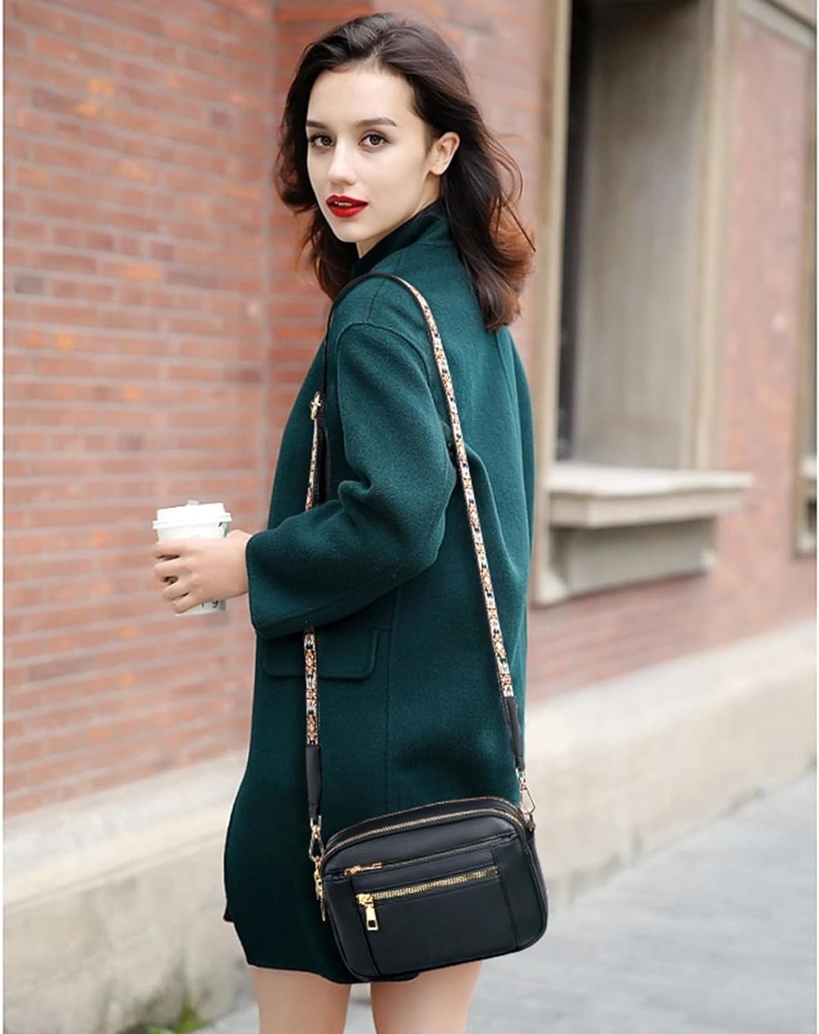 Olivia Luxe Leather Shoulder Bag