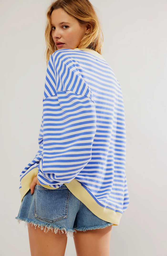 Maddie Bold Stripe Oversized Knit