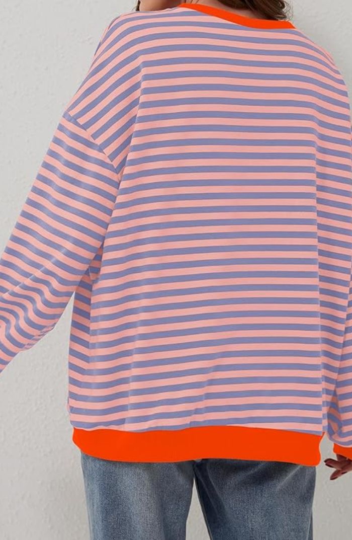 Maddie Bold Stripe Oversized Knit