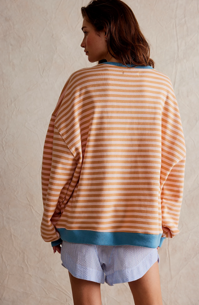 Maddie Bold Stripe Oversized Knit