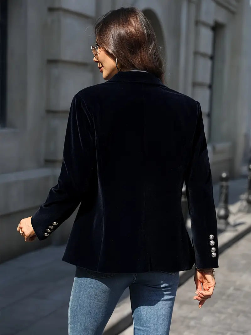 Amelia Velvet Tailored Blazer