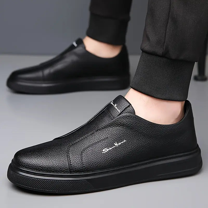 Harper Slip-On Vegan Leather Sneakers – Coastal Comfort
