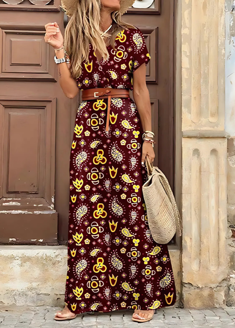 Solara Boho Maxi Dress
