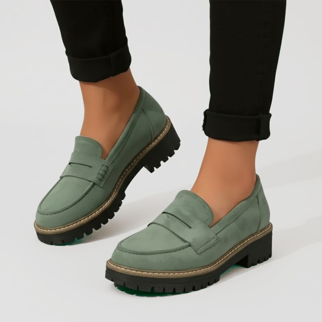 Olivia Penny Loafers Classic Style with Cushioned Ease