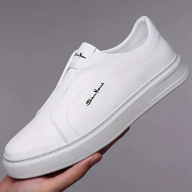 Harper Slip-On Vegan Leather Sneakers – Coastal Comfort