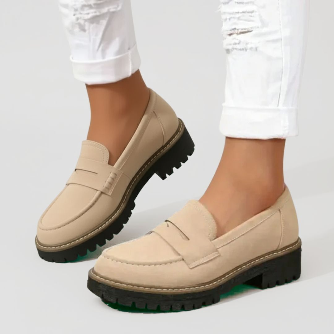 Olivia Penny Loafers Classic Style with Cushioned Ease