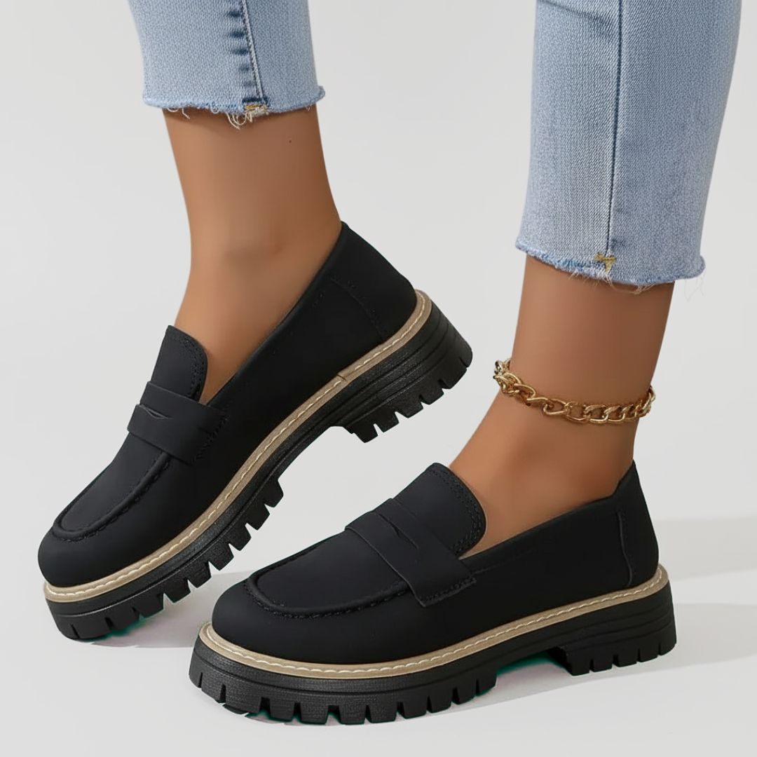 Olivia Penny Loafers Classic Style with Cushioned Ease