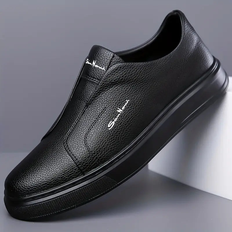 Harper Slip-On Vegan Leather Sneakers – Coastal Comfort