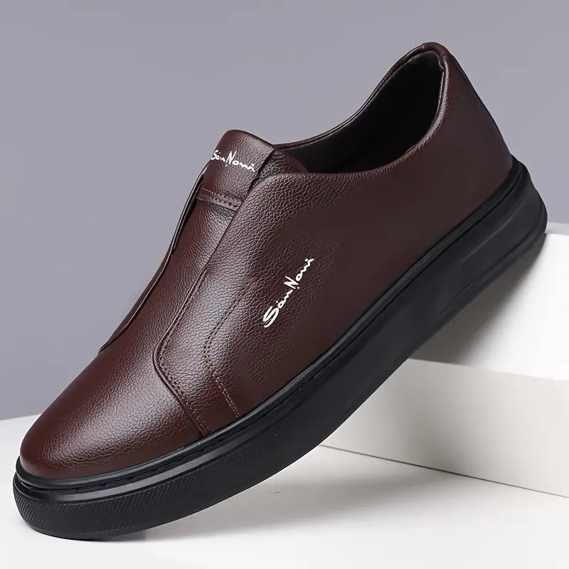Harper Slip-On Vegan Leather Sneakers – Coastal Comfort