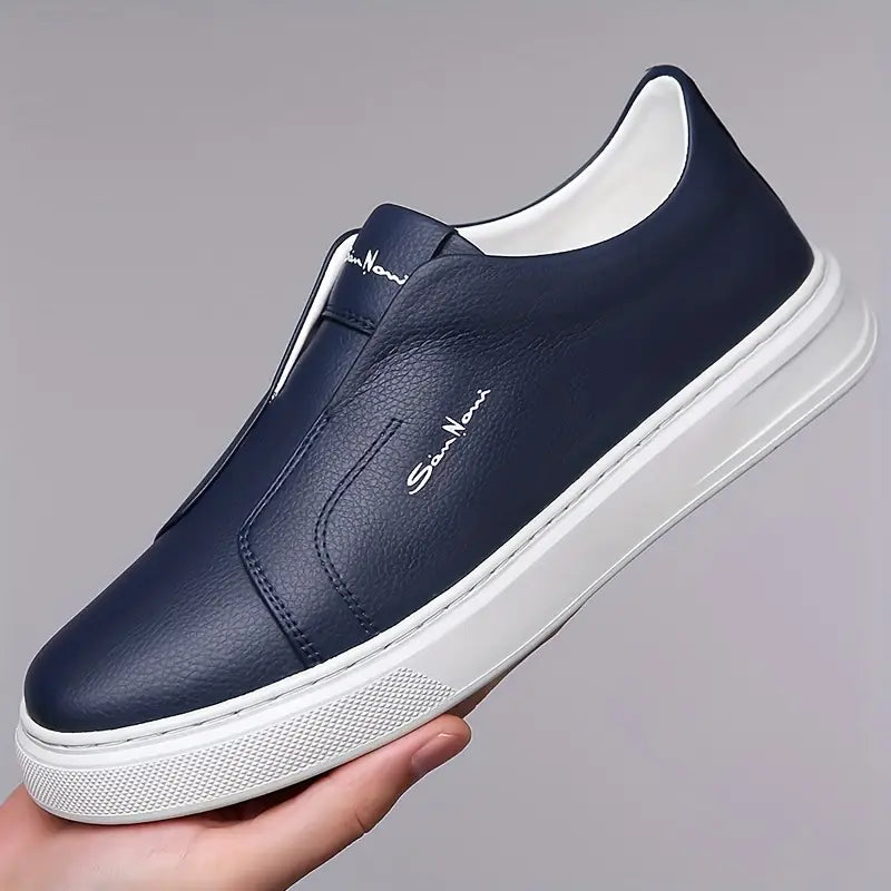 Harper Slip-On Vegan Leather Sneakers – Coastal Comfort