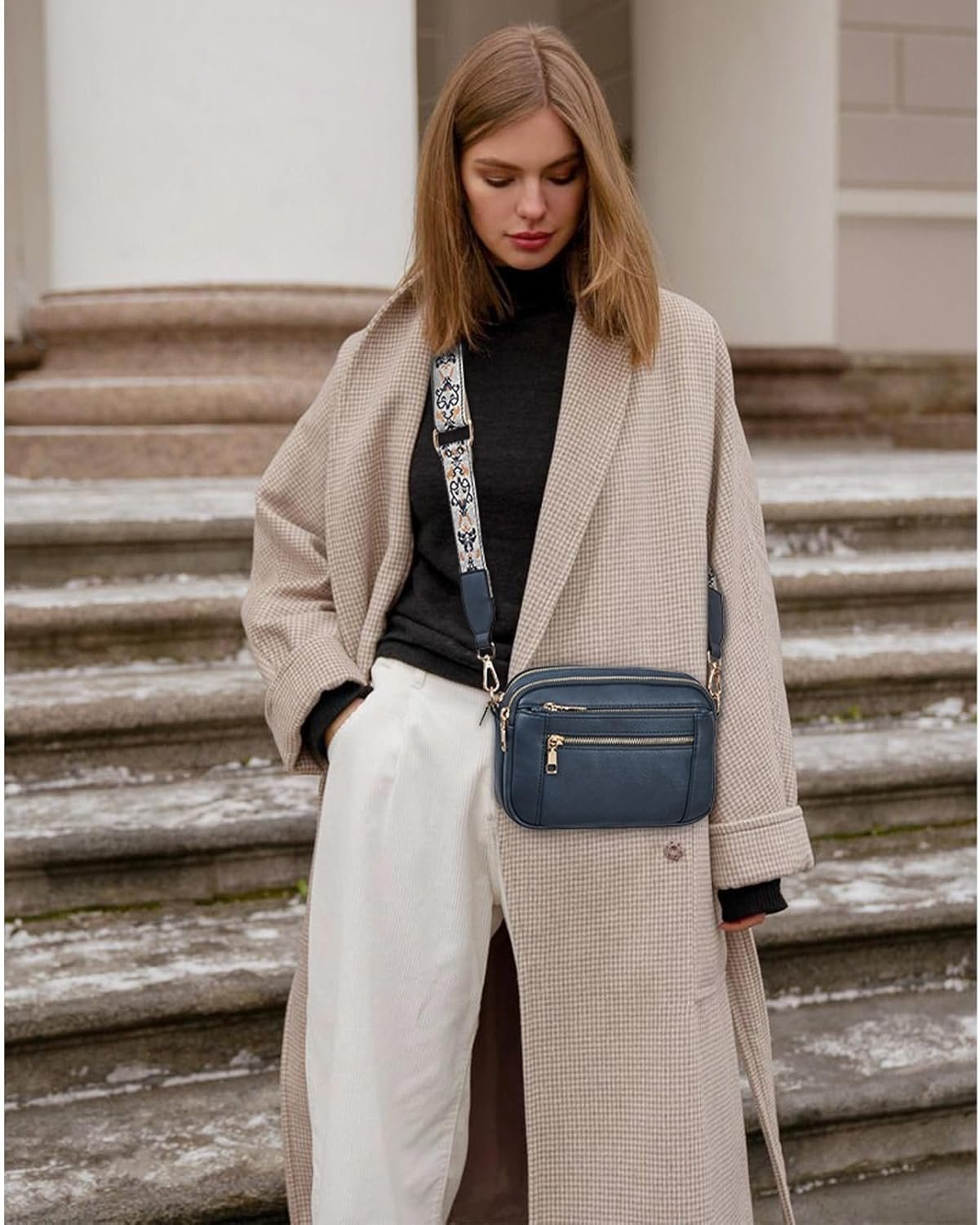 Olivia Luxe Leather Shoulder Bag