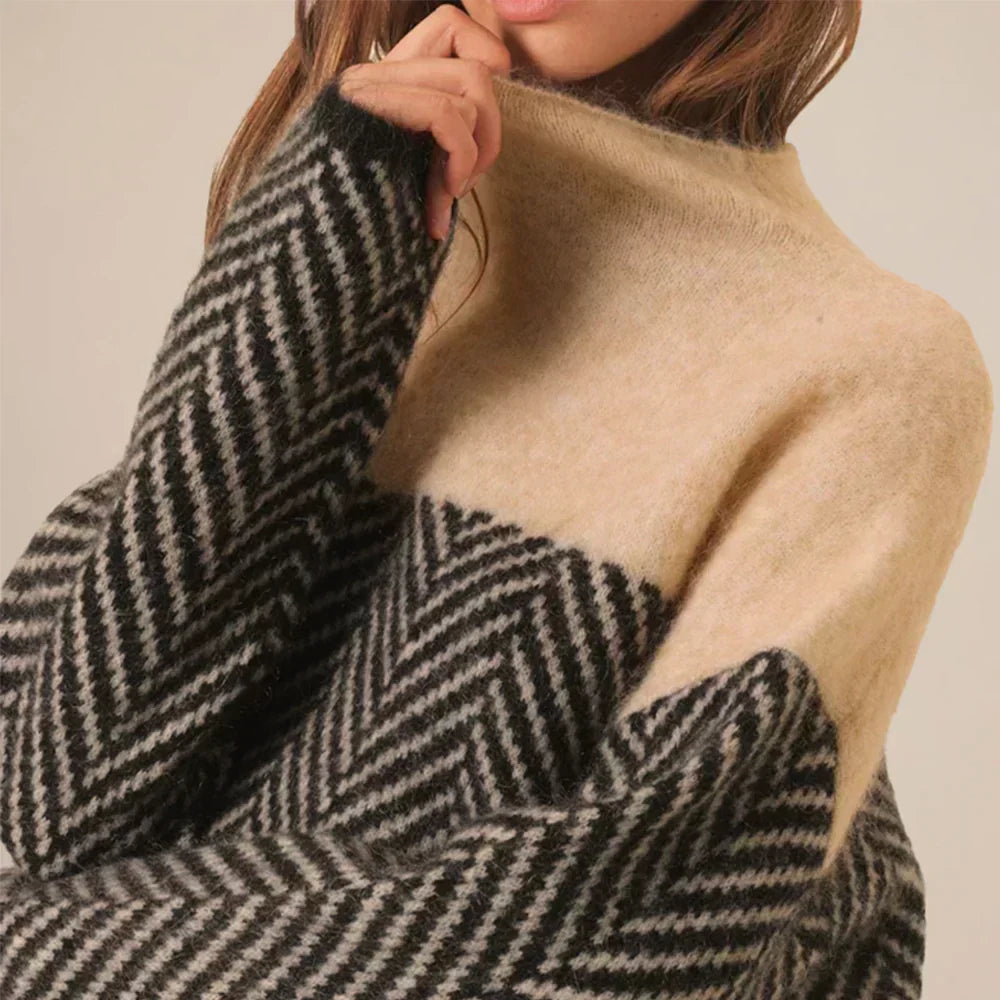 Ella Feminine Turtleneck Sweater