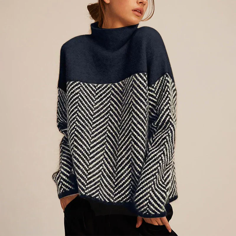 Ella Feminine Turtleneck Sweater
