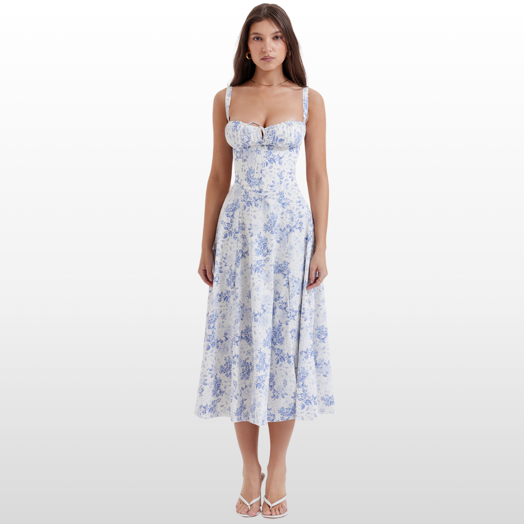 Blossom Breeze Floral Midi Dress
