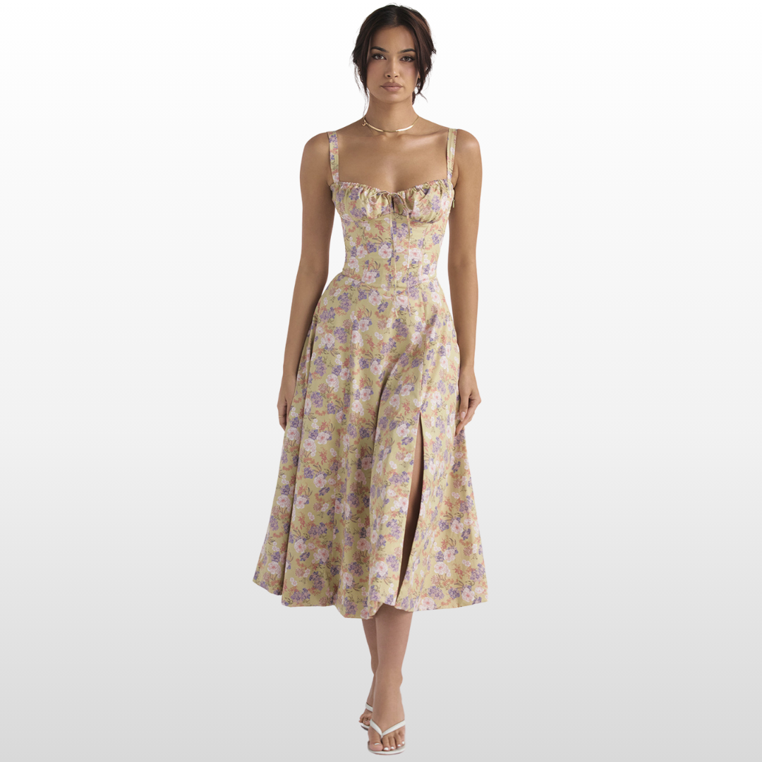 Blossom Breeze Floral Midi Dress