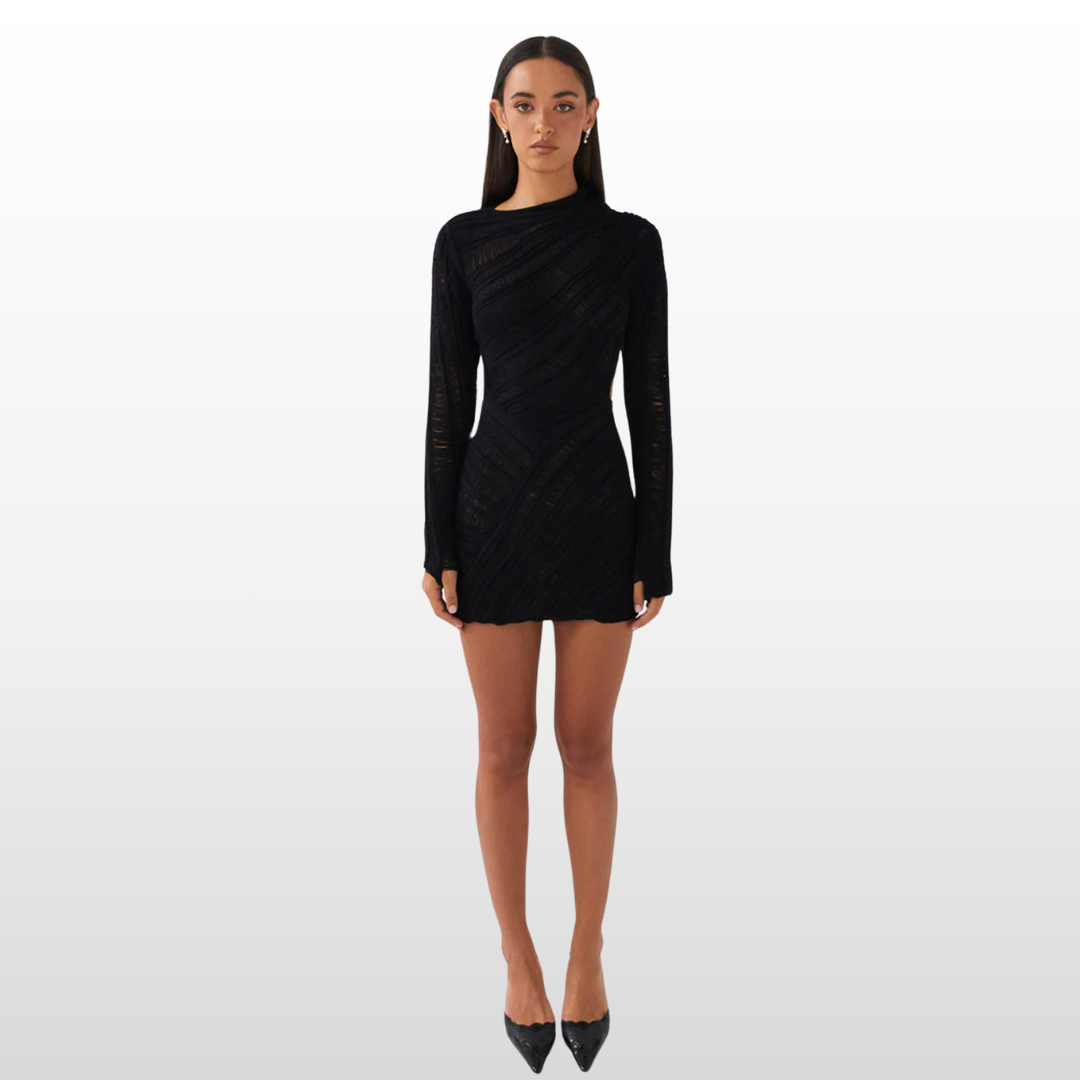 Side Glance Mini Dress
