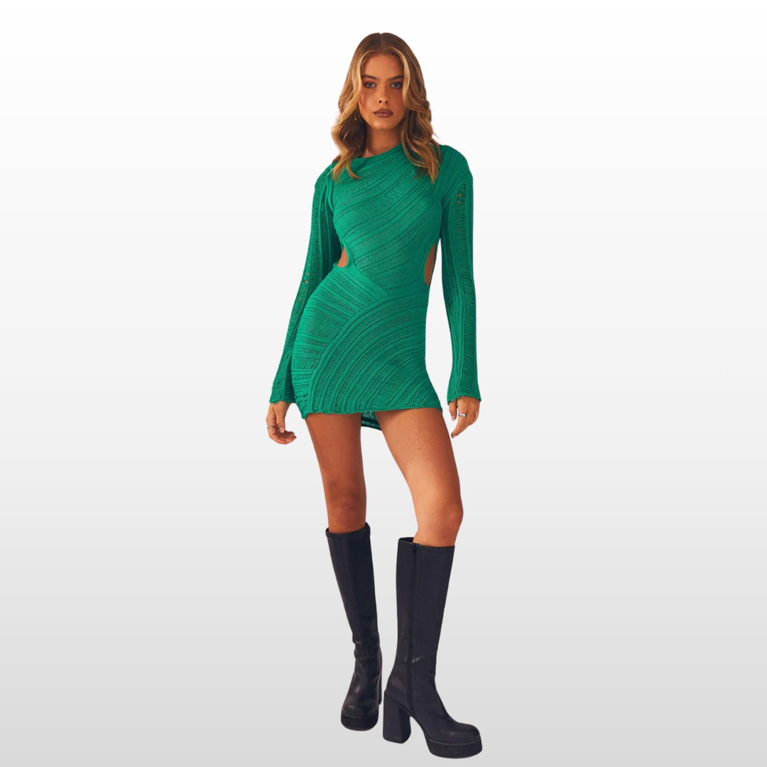 Side Glance Mini Dress