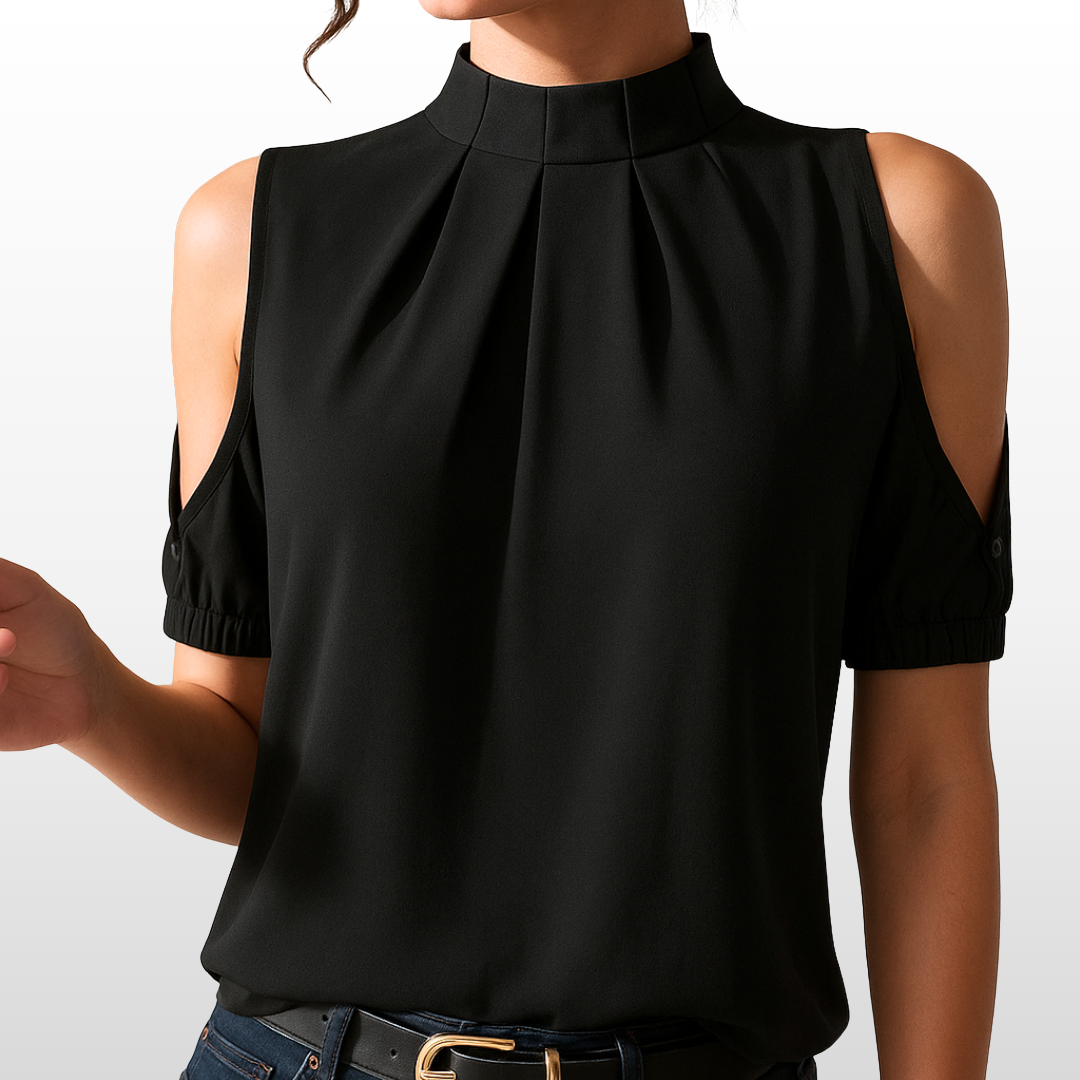 Mila Soft Drape Blouse – Lightweight & Effortless