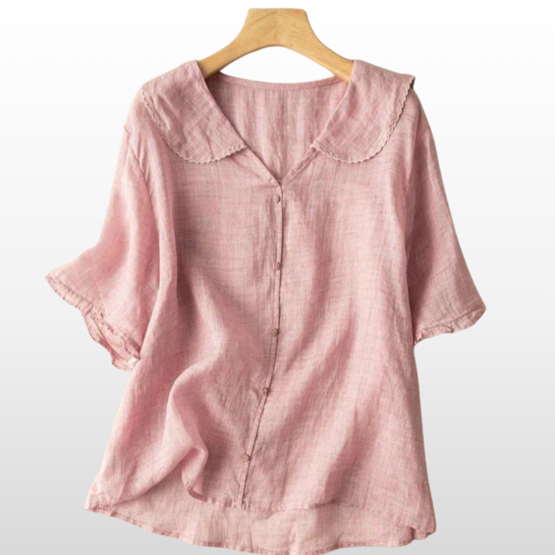 Lunaria Linen Blouse