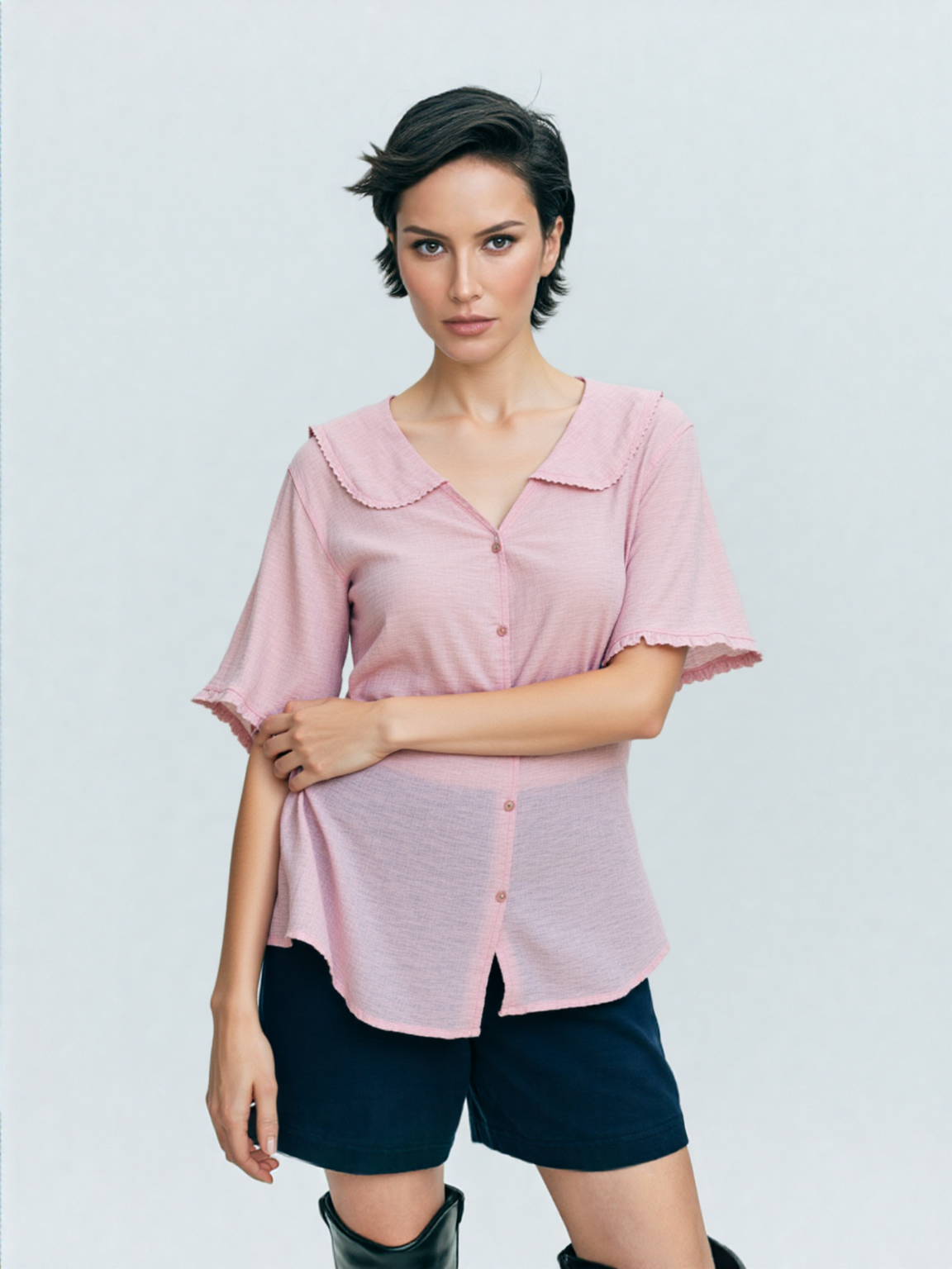 Lunaria Linen Blouse