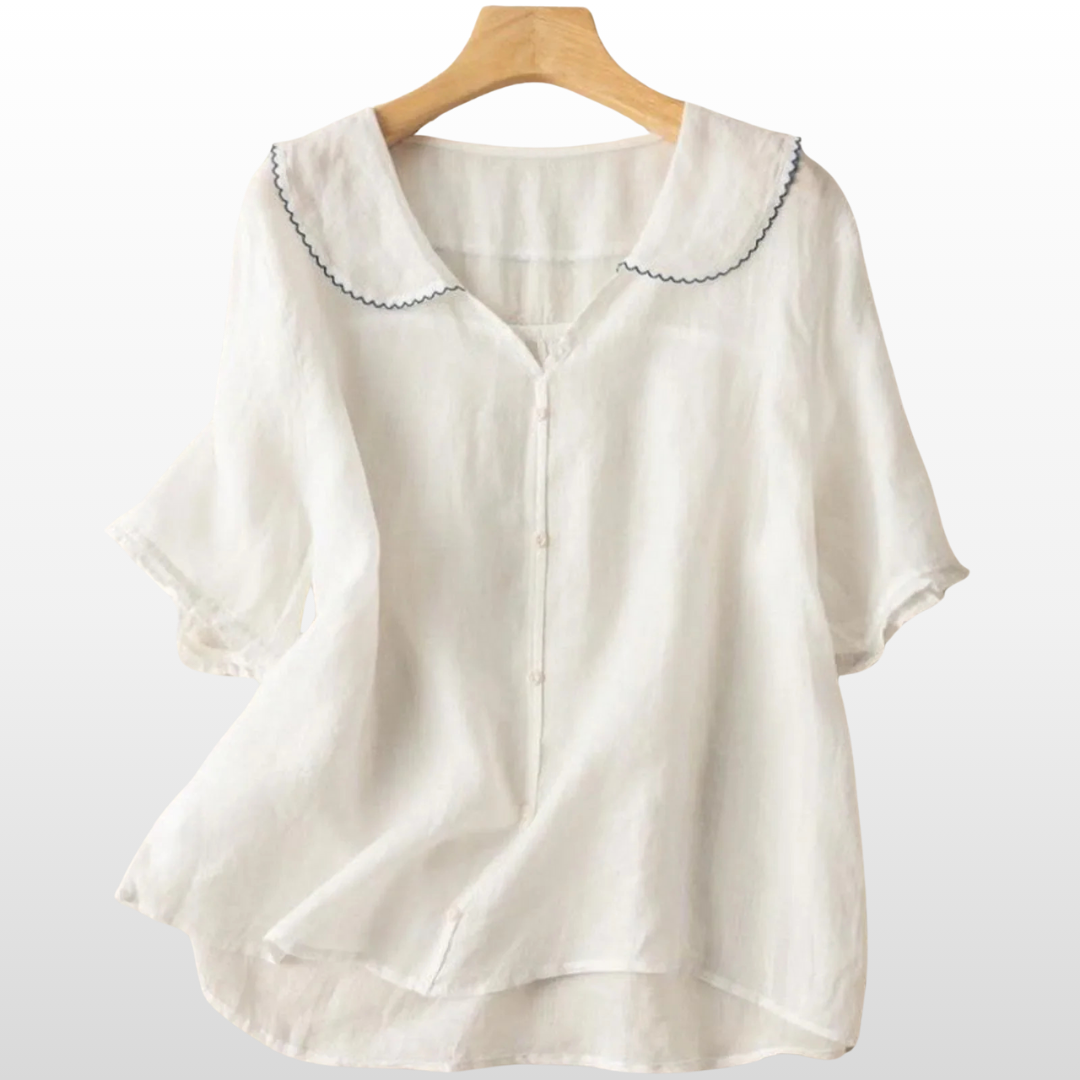 Lunaria Linen Blouse