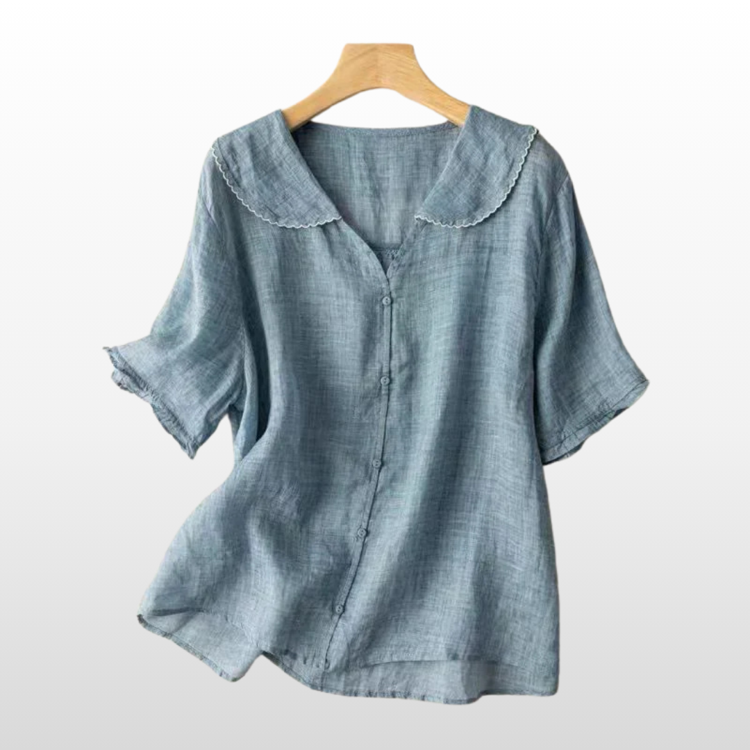 Lunaria Linen Blouse