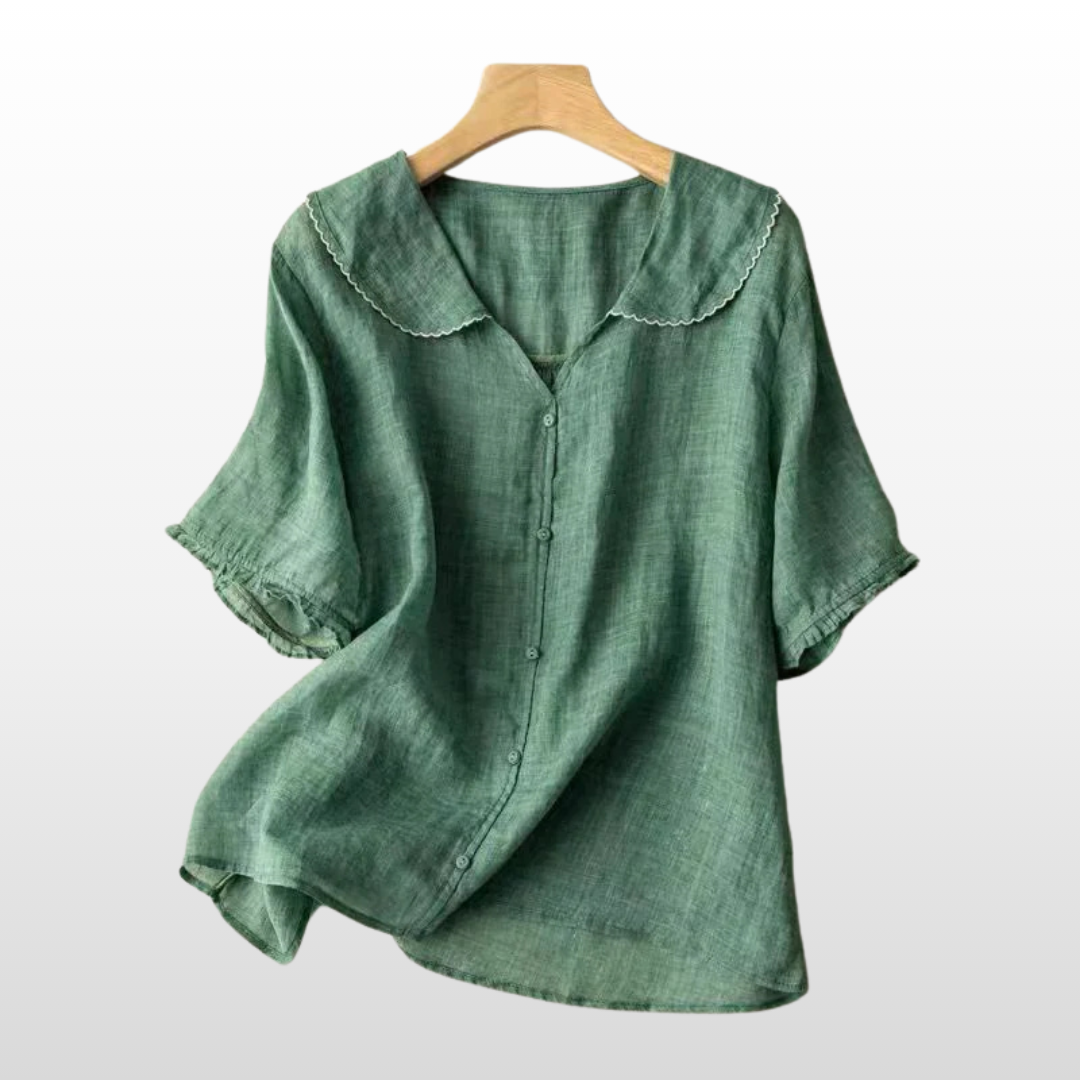 Lunaria Linen Blouse