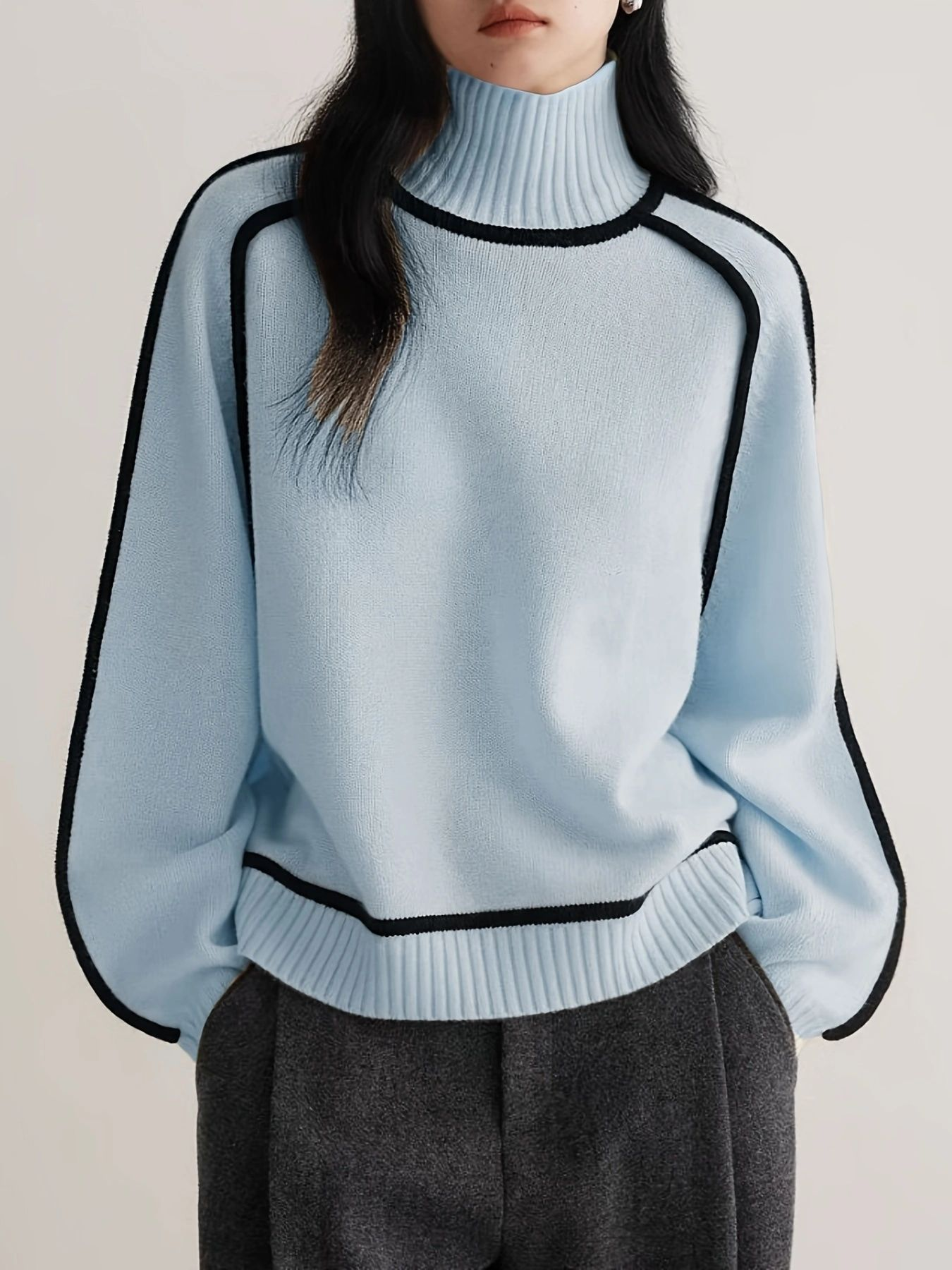 The Ava Luxe Soft Turtleneck Sweater