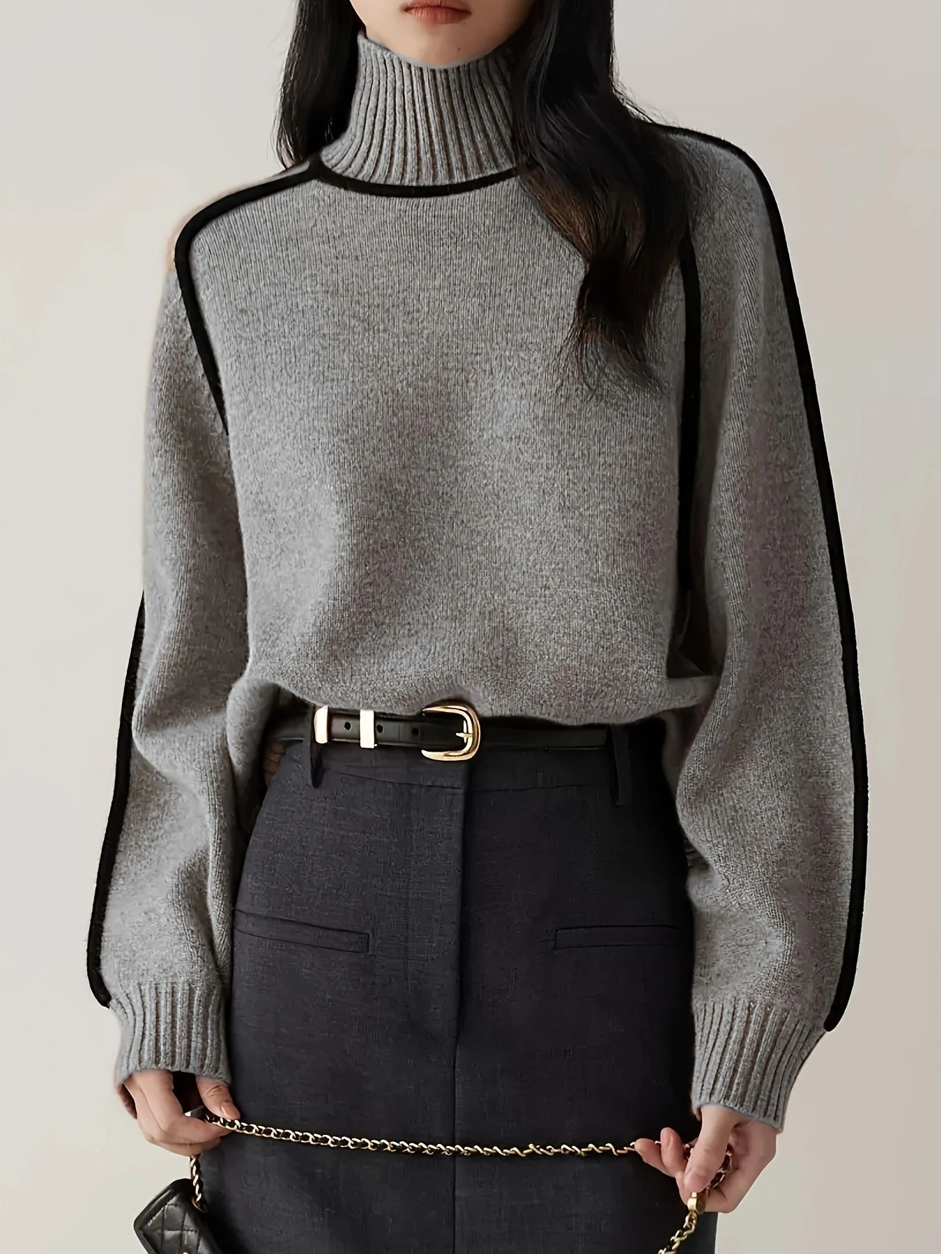 The Ava Luxe Soft Turtleneck Sweater