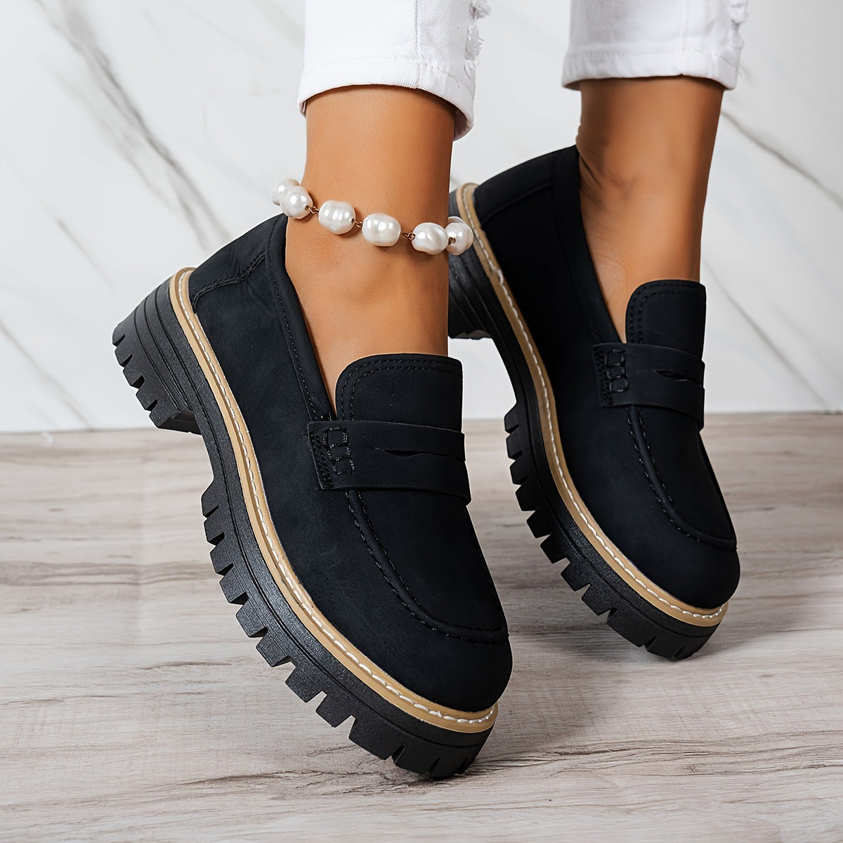 Olivia Penny Loafers Classic Style with Cushioned Ease