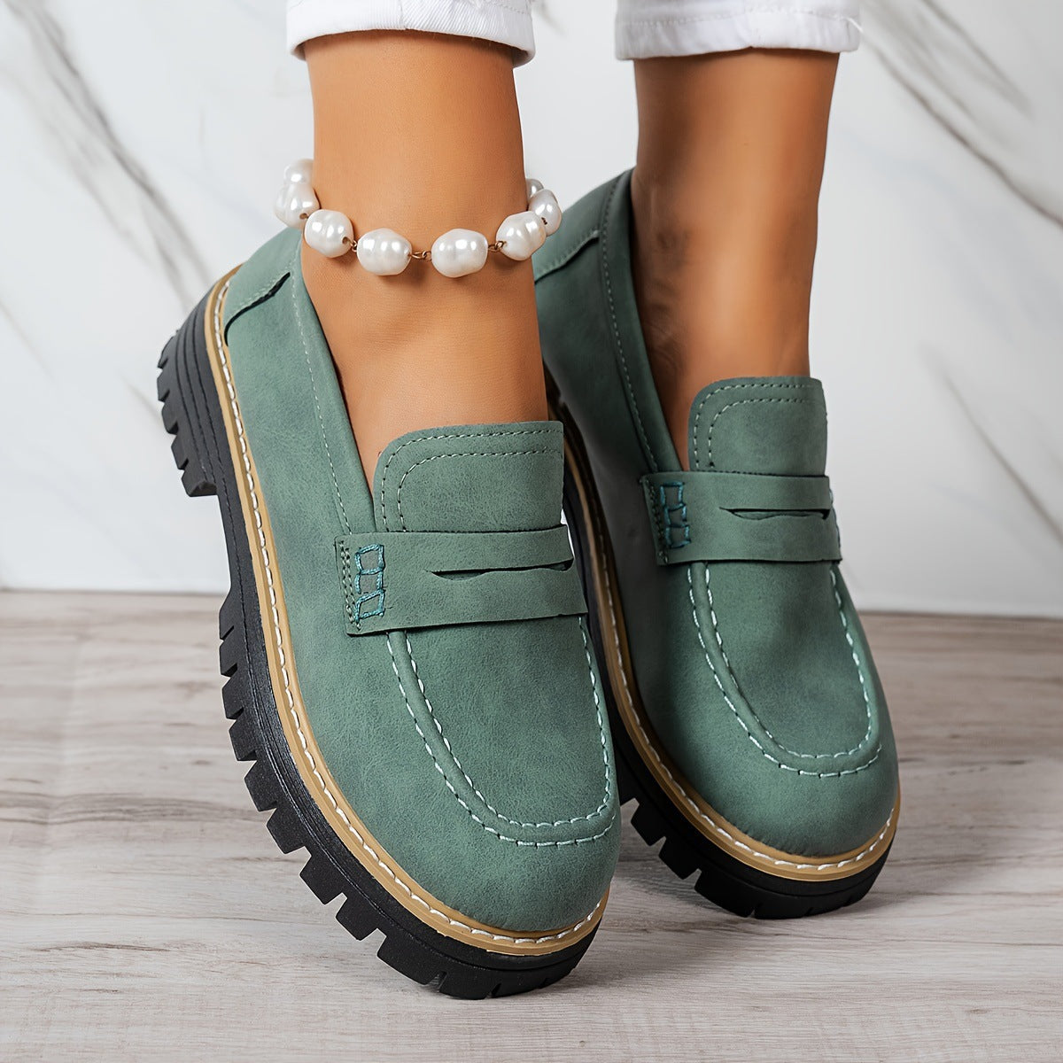 Olivia Penny Loafers Classic Style with Cushioned Ease