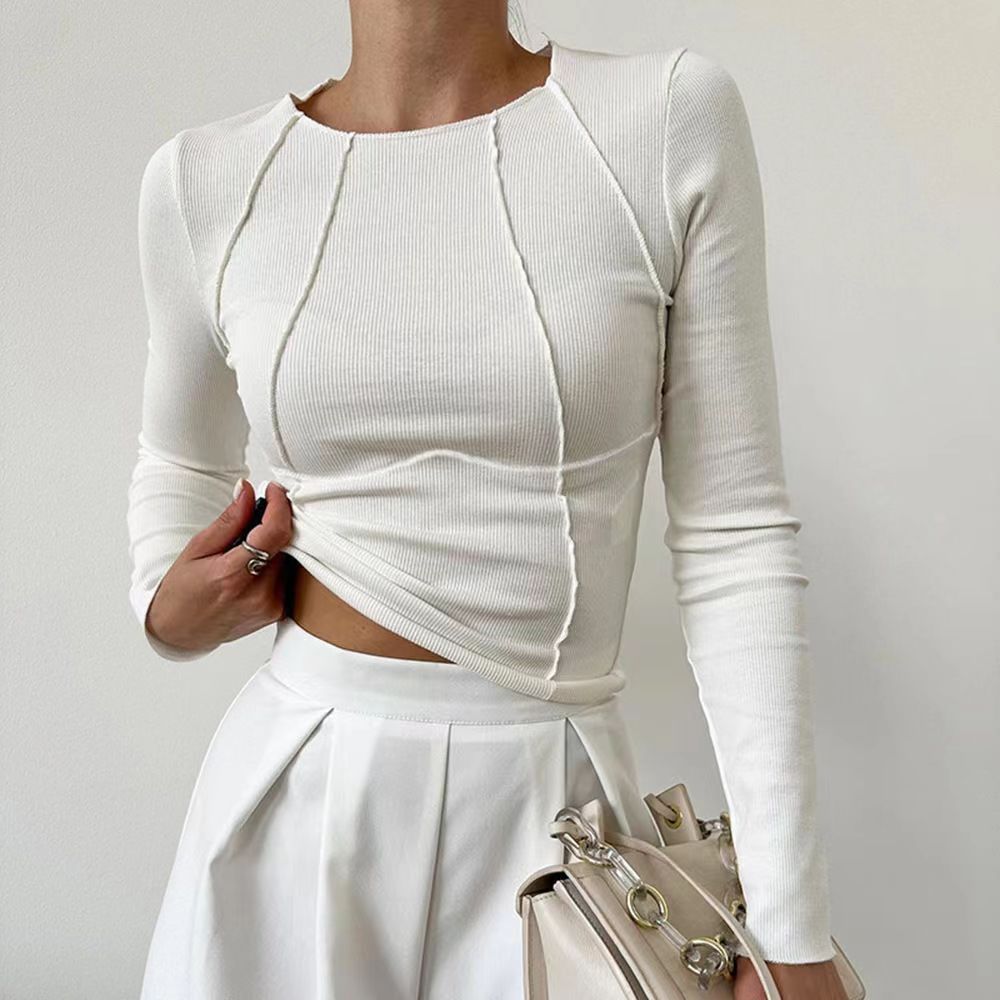 Eliza Tailored Split-Detail Luxe Top