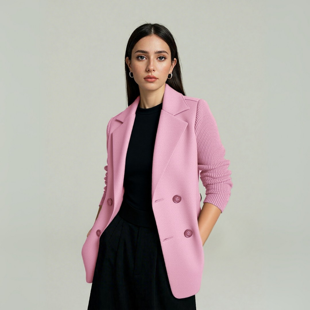 Harper Jay Blazer with Soft Knit Sleeves
