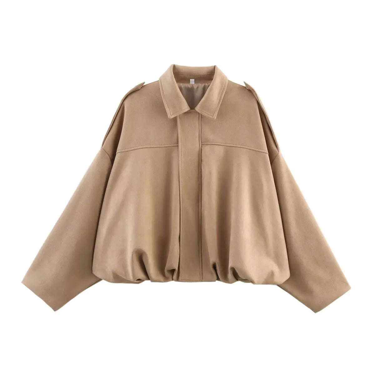 Suede Street Bomber – Soft-Touch Outerwear with Urban Edge