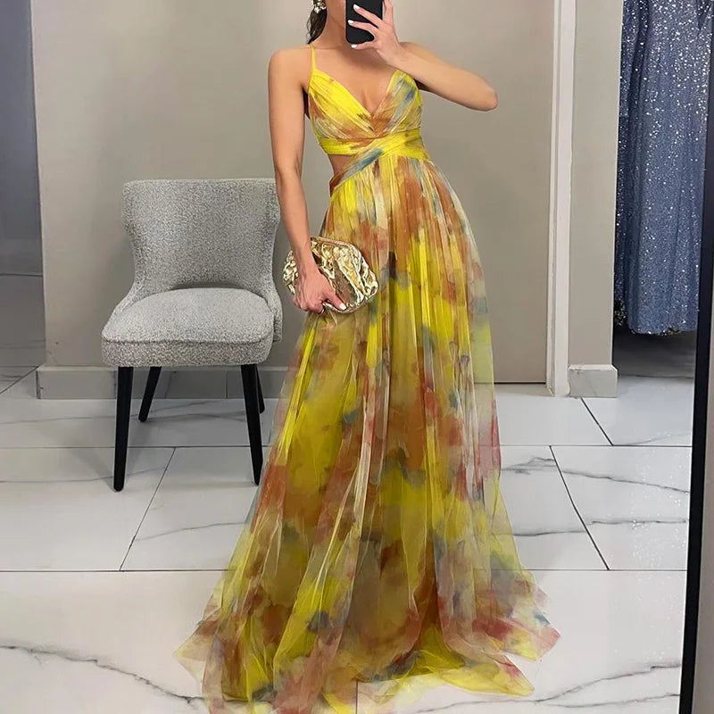 Isla Fleur Flowy Maxi Dress