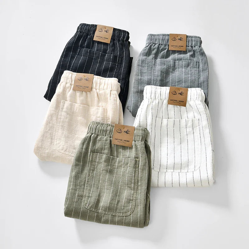 Maeve Casual Cotton Linen Shorts