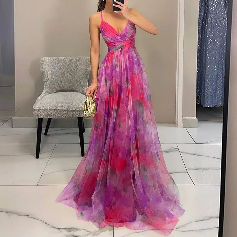 Isla Fleur Flowy Maxi Dress