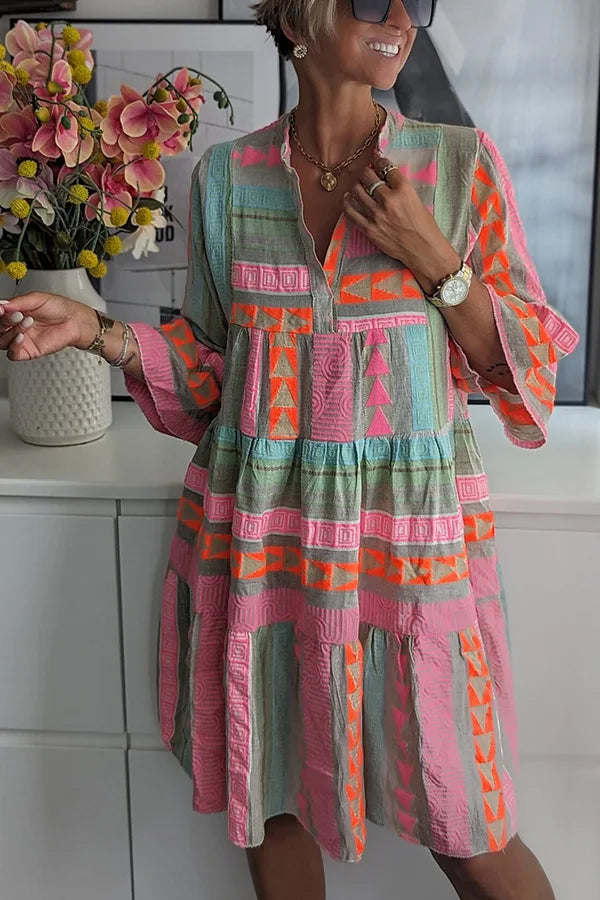 Ella Airy Tiered Boho Dress