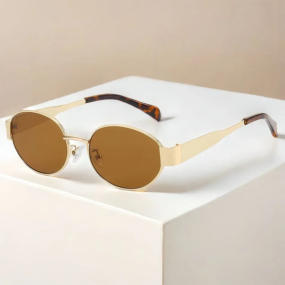 Samantha Vintage Luxe Oval Sunnies