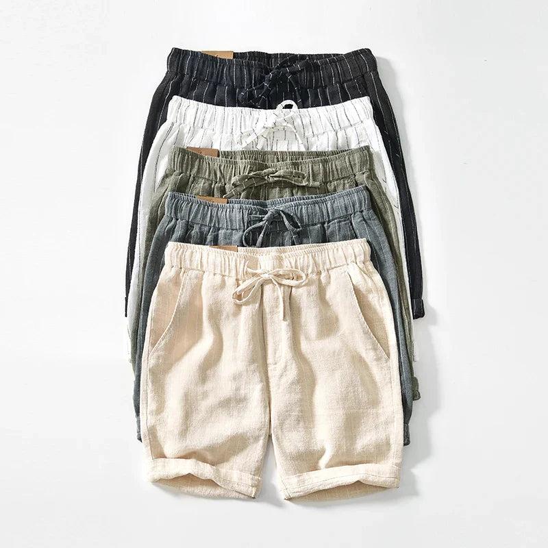 Maeve Casual Cotton Linen Shorts