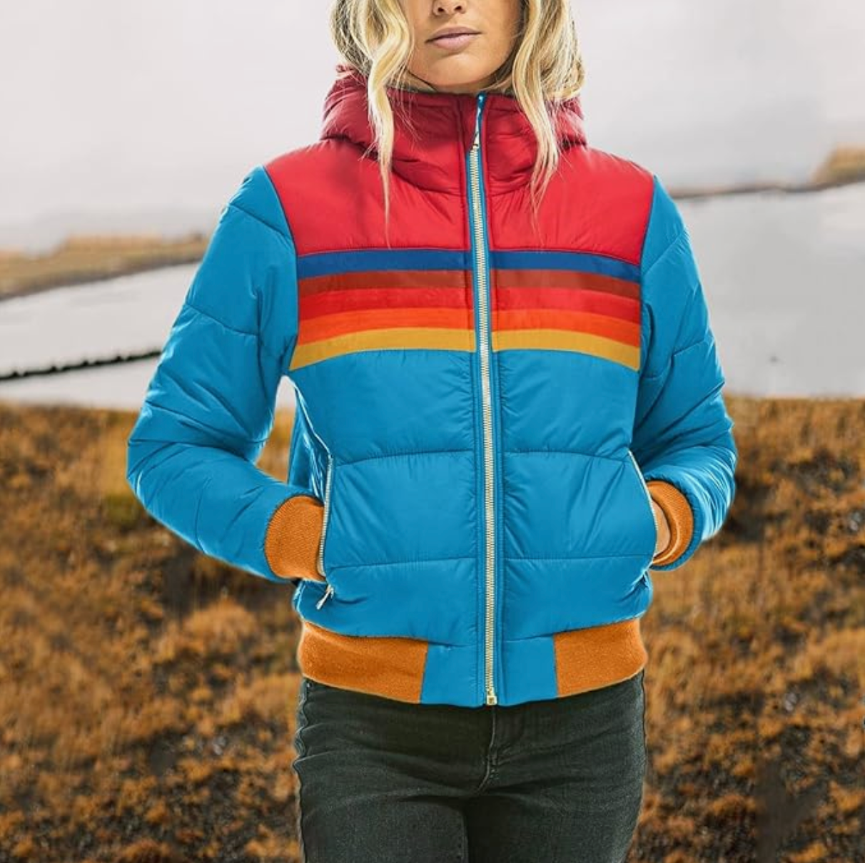 Ruby Retro Warmth Hooded Jacket