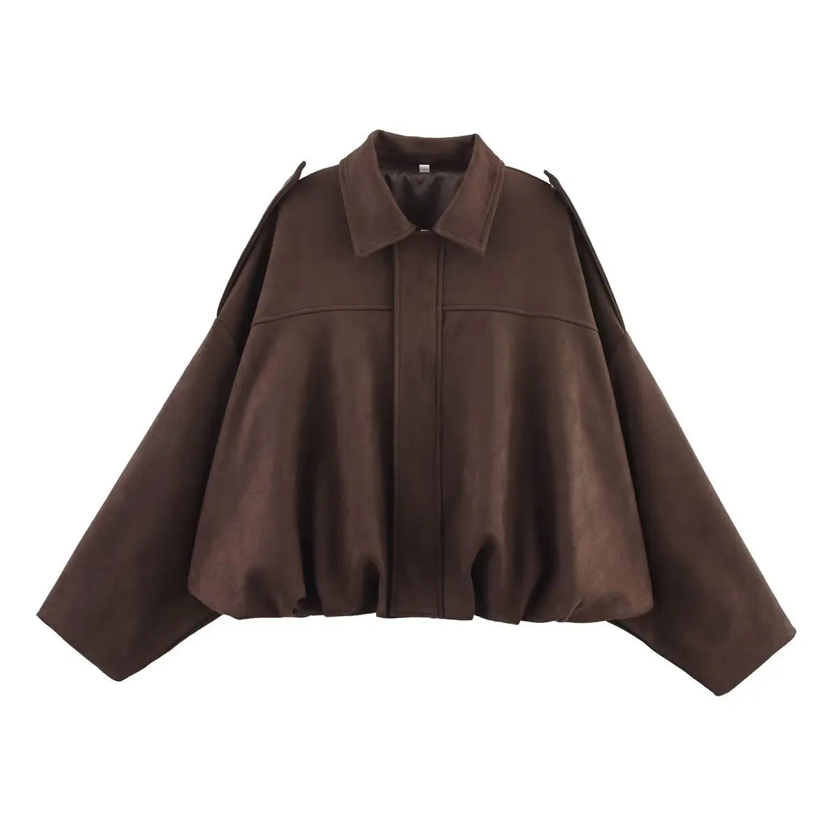 Suede Street Bomber – Soft-Touch Outerwear with Urban Edge