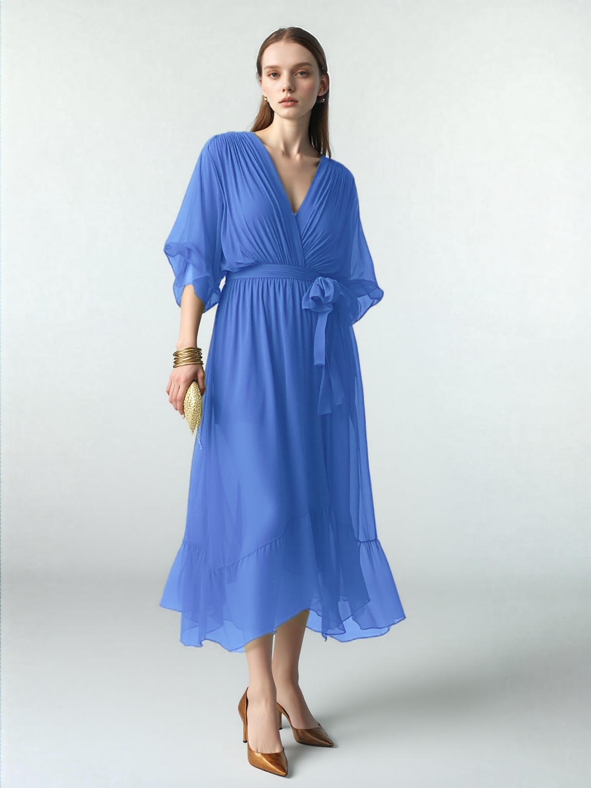 Celeste Chiffon Dream Dress – Light, Flowing Elegance for Every Occasion
