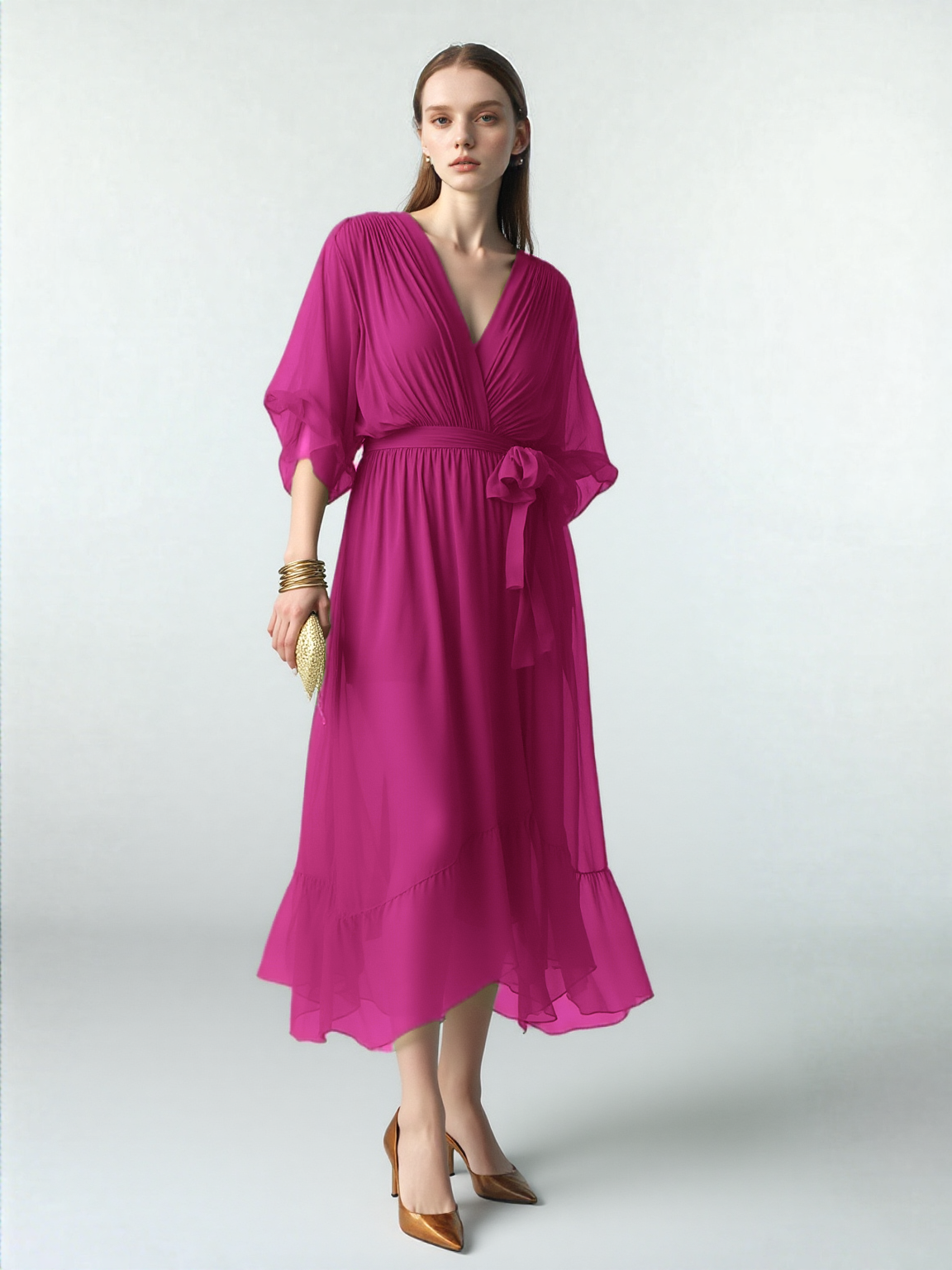 Celeste Chiffon Dream Dress – Light, Flowing Elegance for Every Occasion