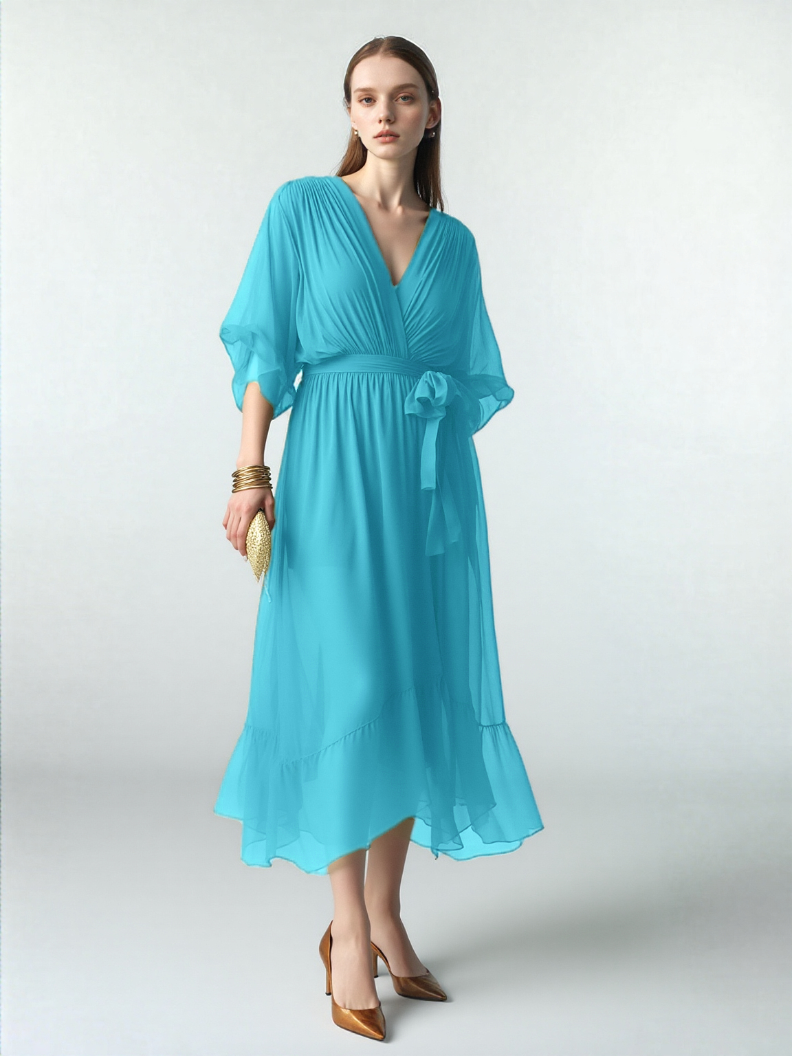 Celeste Chiffon Dream Dress – Light, Flowing Elegance for Every Occasion